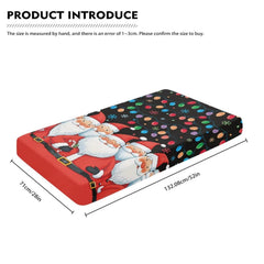 Guosanchn Christmas crib sheet allover print adds festive nursery charm.