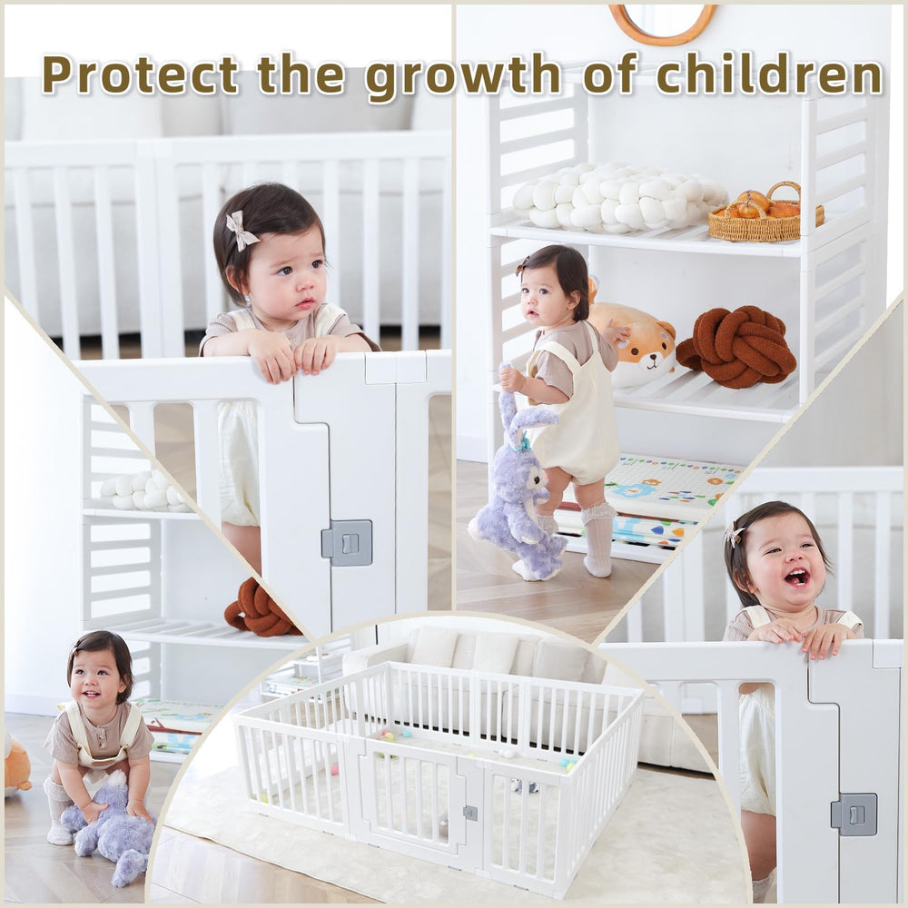 Gupamiga playyard close-up reveals smooth edges and non-toxic material.