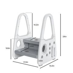 Gupamiga toddler step stool kitchen-use view highlights easy reach for cooking tasks