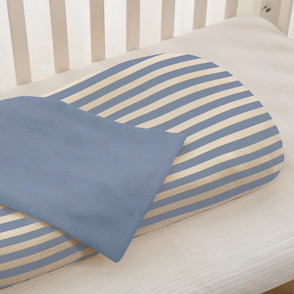 Guruixu muslin baby lounger cover fits most loungers securely
