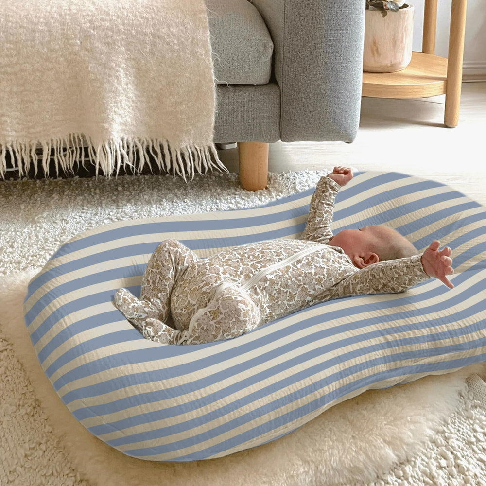 Guruixu muslin baby lounger cover machine washable for simple cleanups