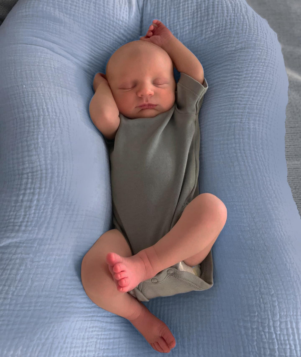 guruixu muslin baby lounger cover tradewinds style complements calm nursery decor