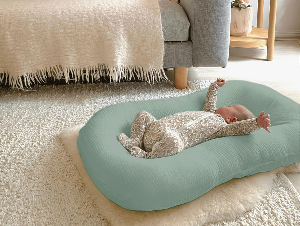 Guruixu muslin baby lounger cover two-pack easy replacements