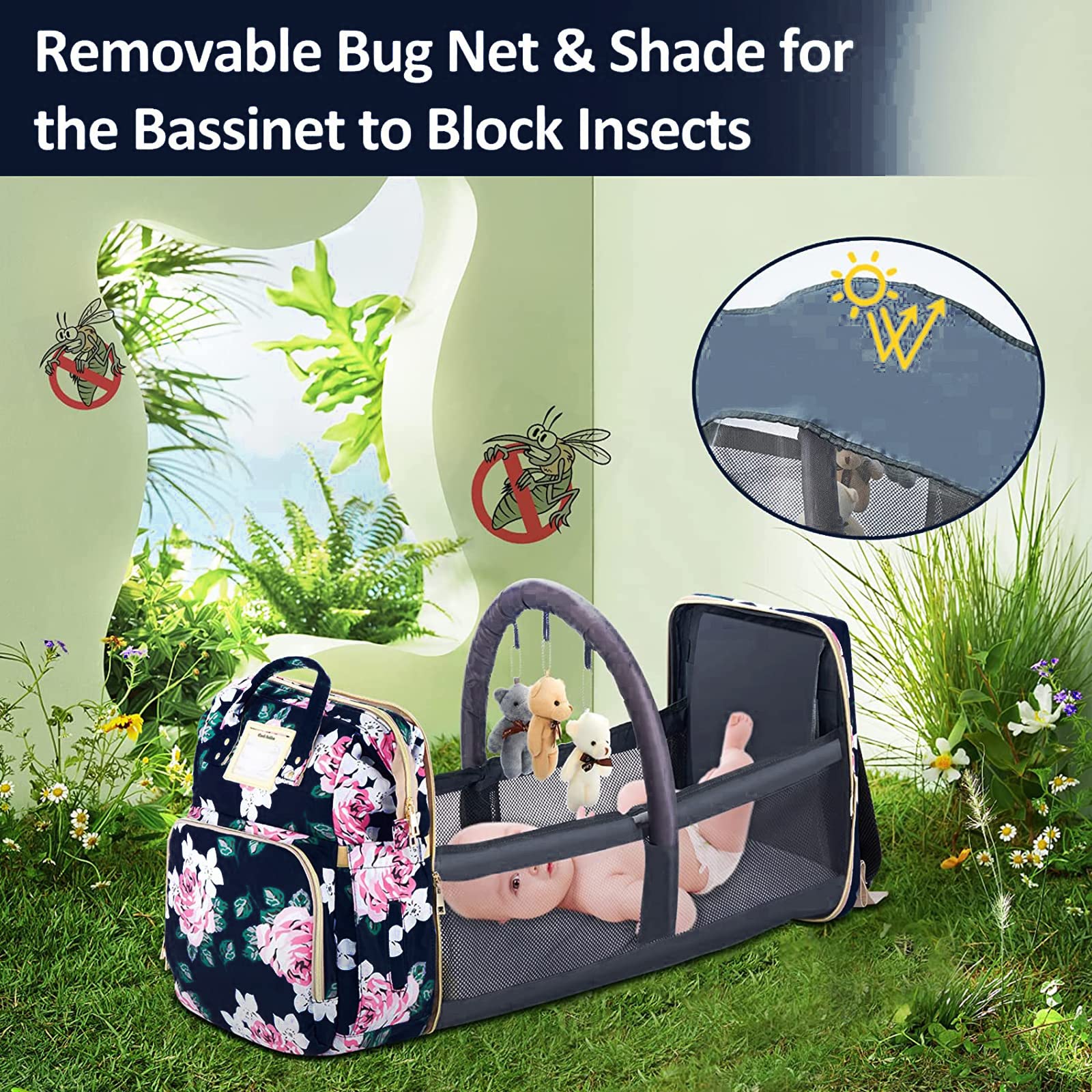 GurZinn diaper bag-lightweight-design keeps carrying comfortable.