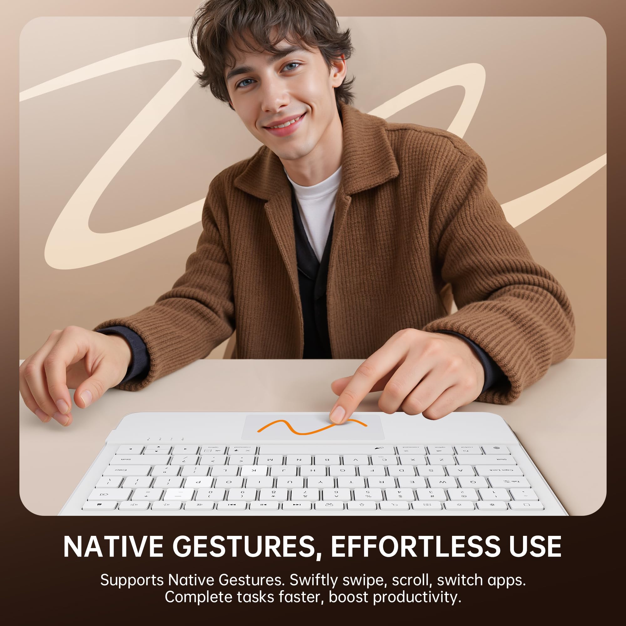 GUSGU SplitFolio magnetic detachable feature closeup for quick transitions