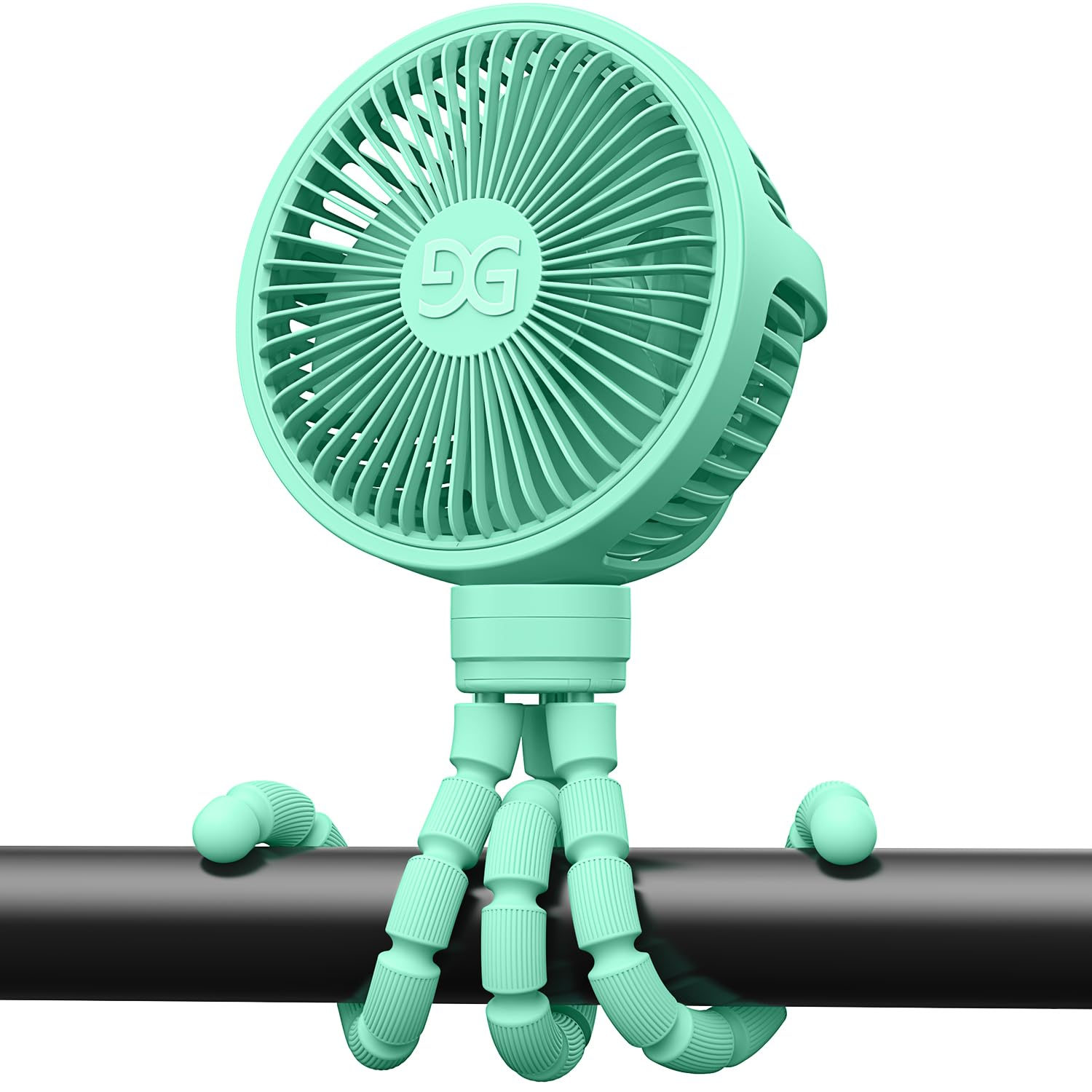 GUSGU stroller fan clip-green shows a baby-safe clip-on cooling solution
