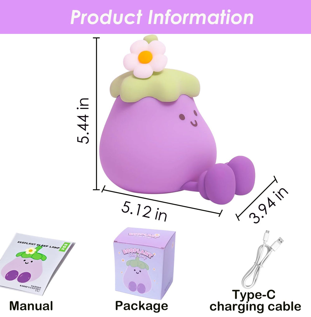 Gusweet turtle light battery provides hours of soft glow.