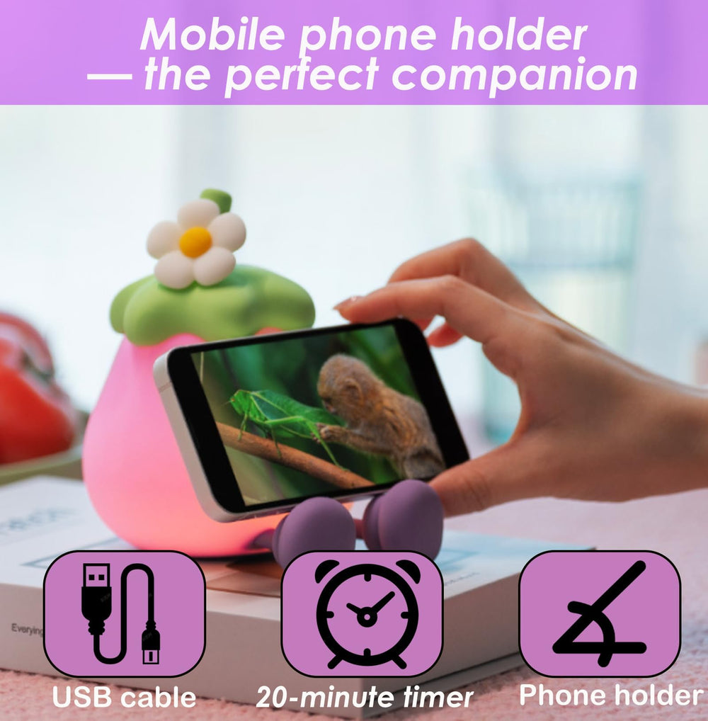 Gusweet turtle night light dimmable brightness for reading.