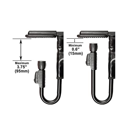 The guzzie+Guss Perch-clip-on-table-chair high-back-support improves comfort during meals.