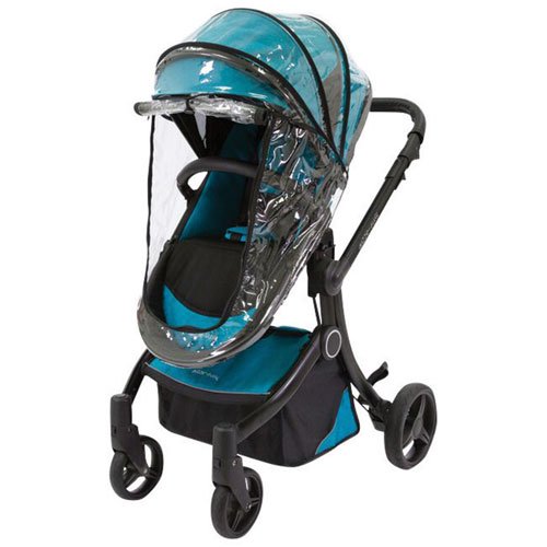 guzzie+Guss rain cover quick-access window for checking baby safely