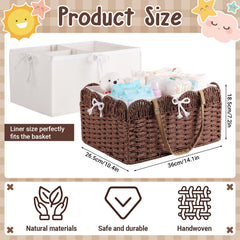 GVKGVK foldable design diaper caddy saves space at nursery and travel