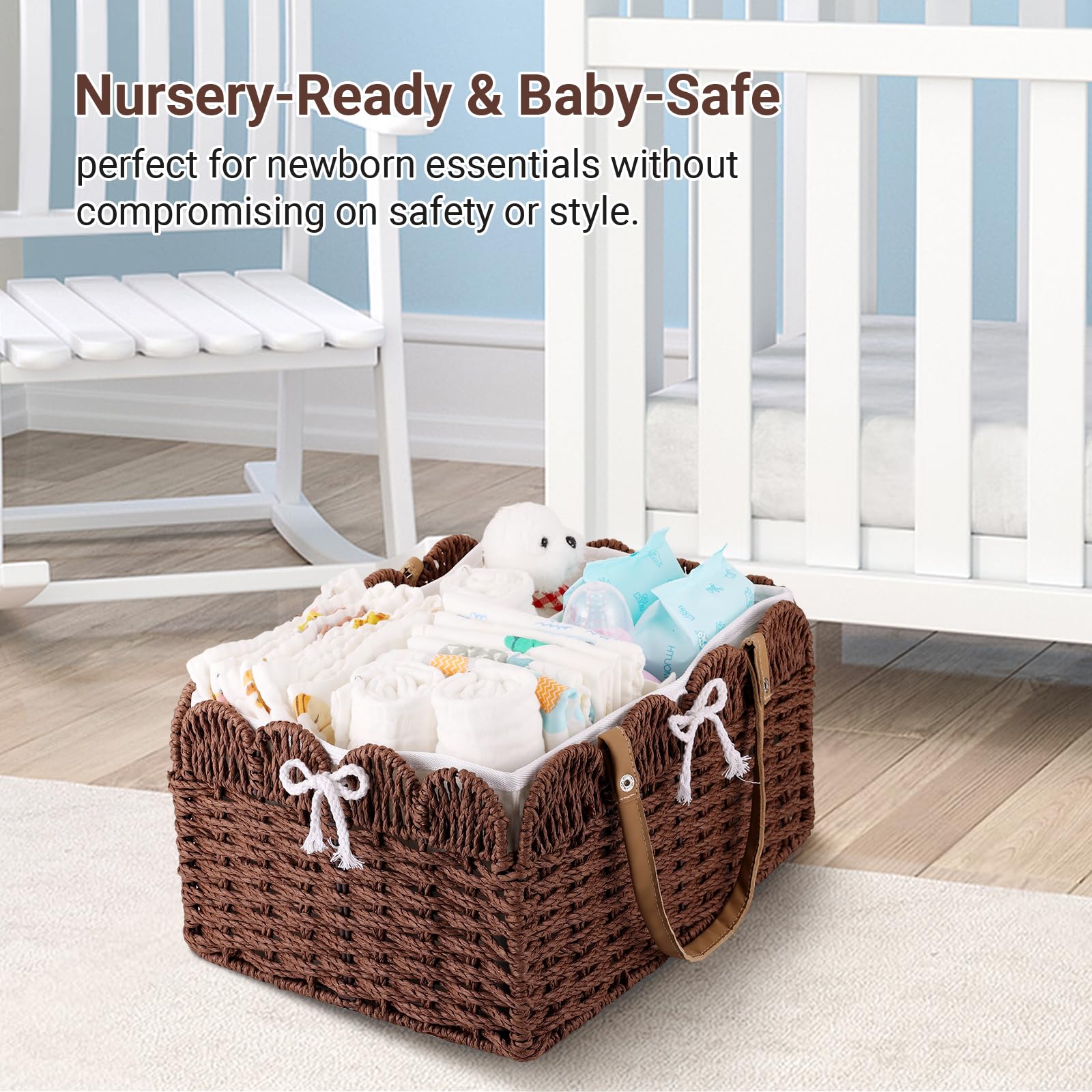 GVKGVK multipurpose baby storage organizer for diapers and supplies