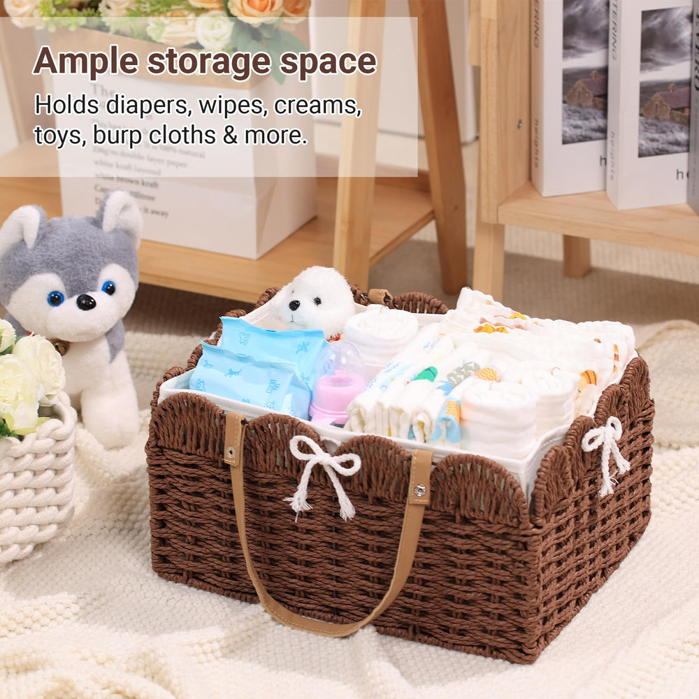 GVKGVK travel-friendly diaper bin folds flat for easy packing
