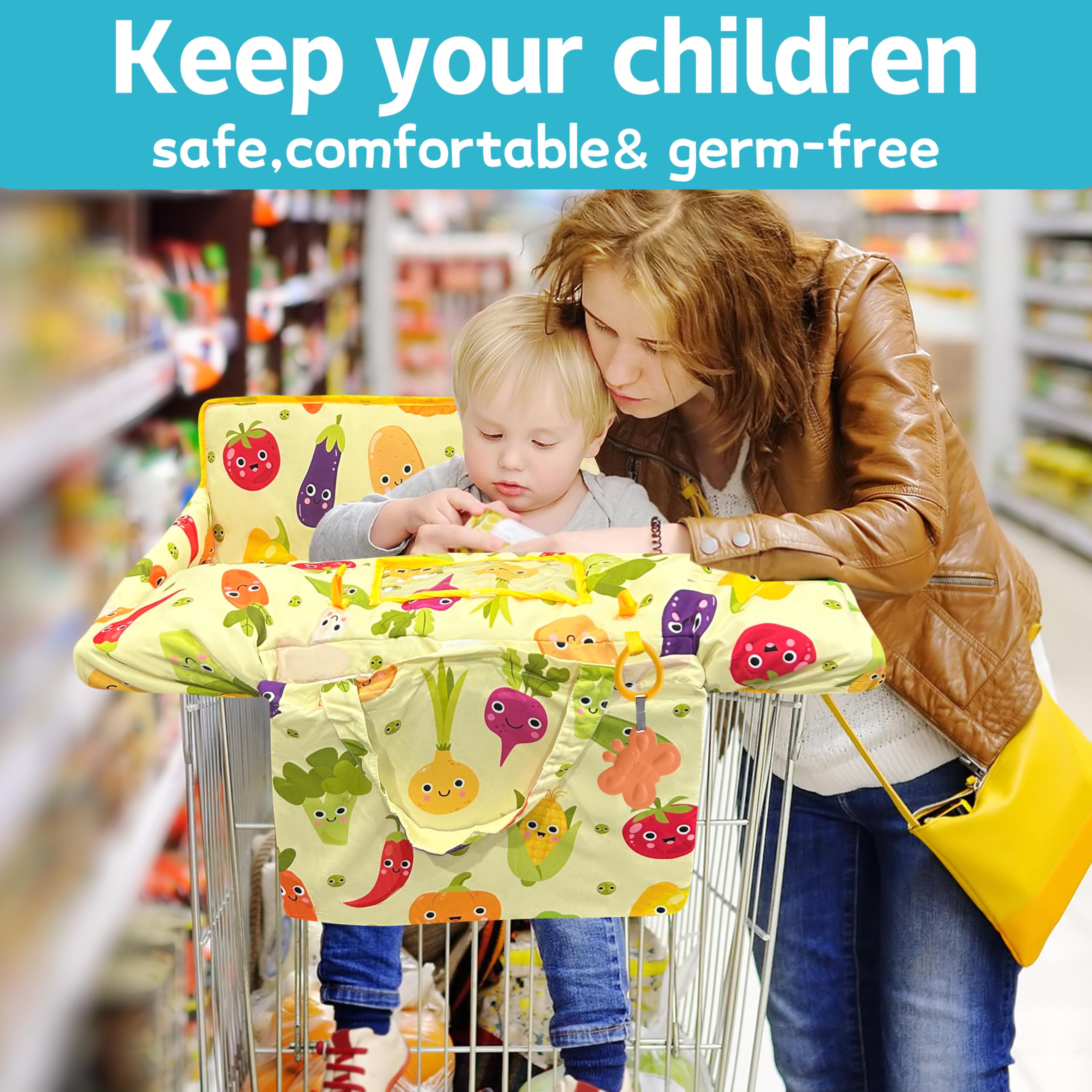 gxfcymxbd shopping cart cover easy to clean by hand or machine for quick maintenance