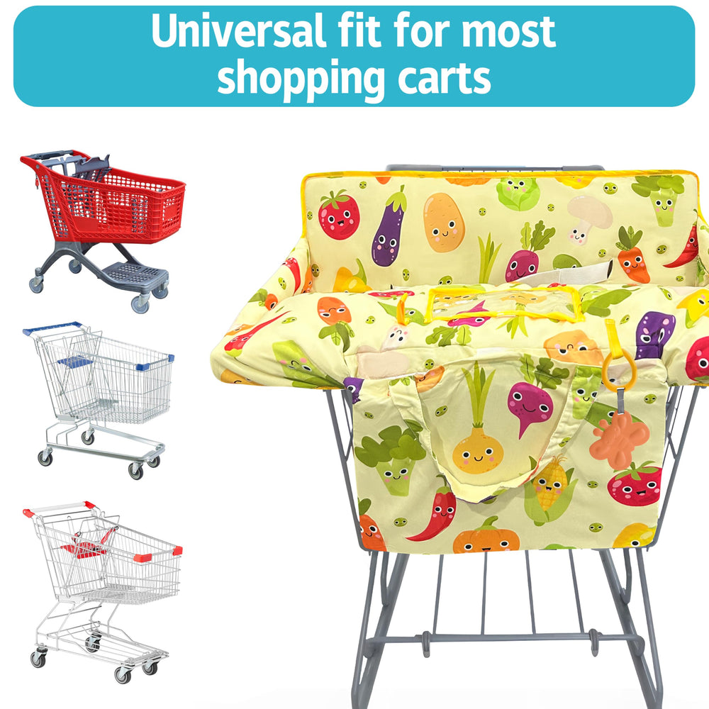 gxfcymxbd shopping cart cover hanging rings hold toys for entertainment