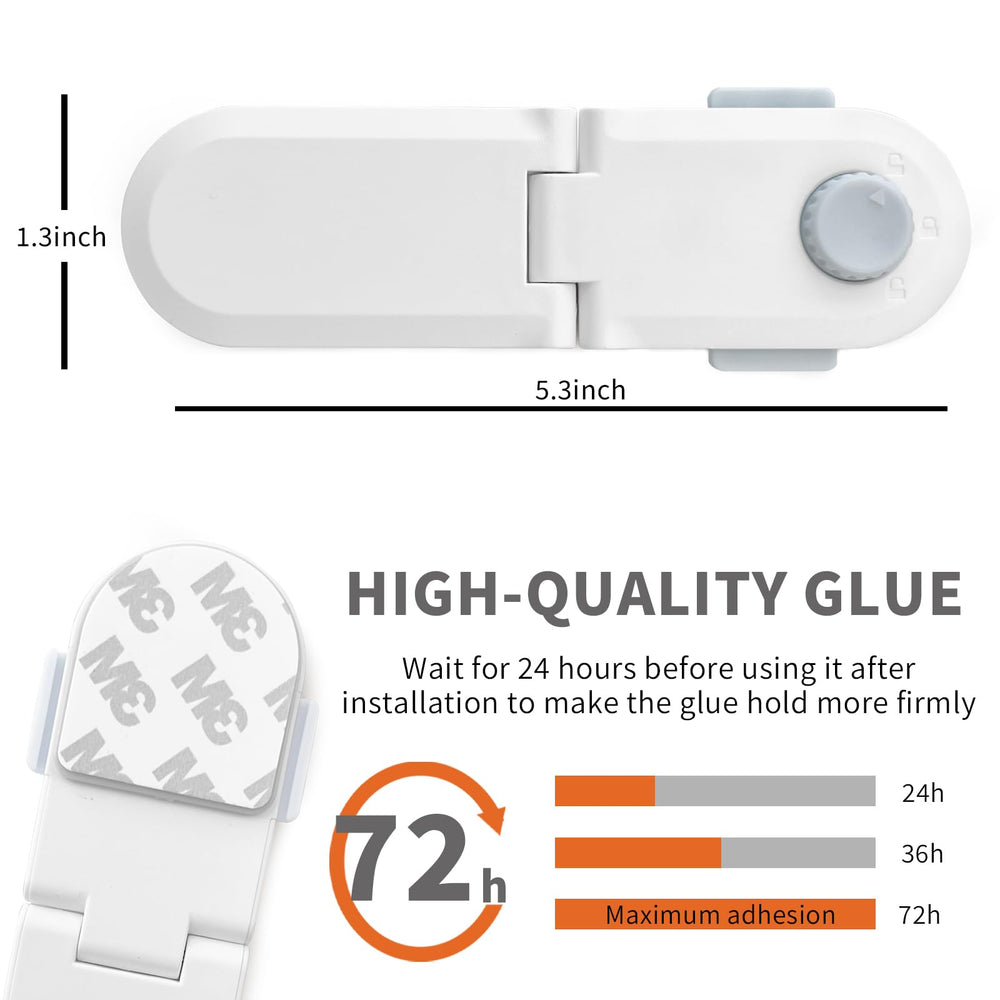 GXXFXT 3M adhesive tape image conveys tool-free installation.
