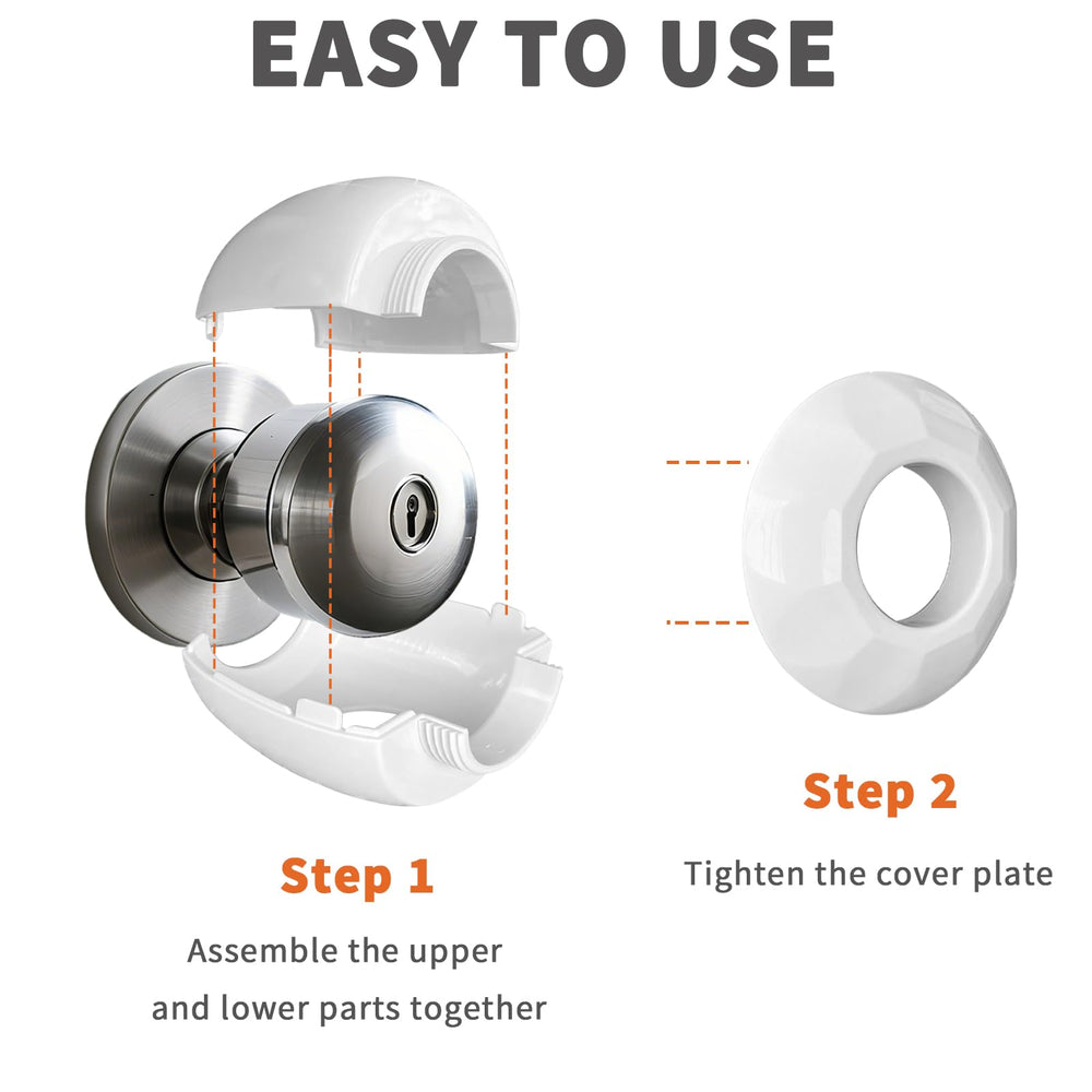 GXXFXT disassembly-ready door knob cover for quick removal and cleaning.