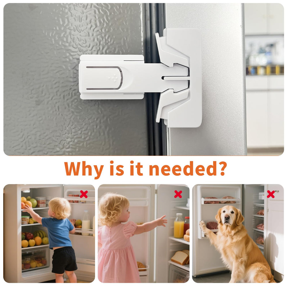 GXXFXT fridge lock auto-engaged when the door closes.