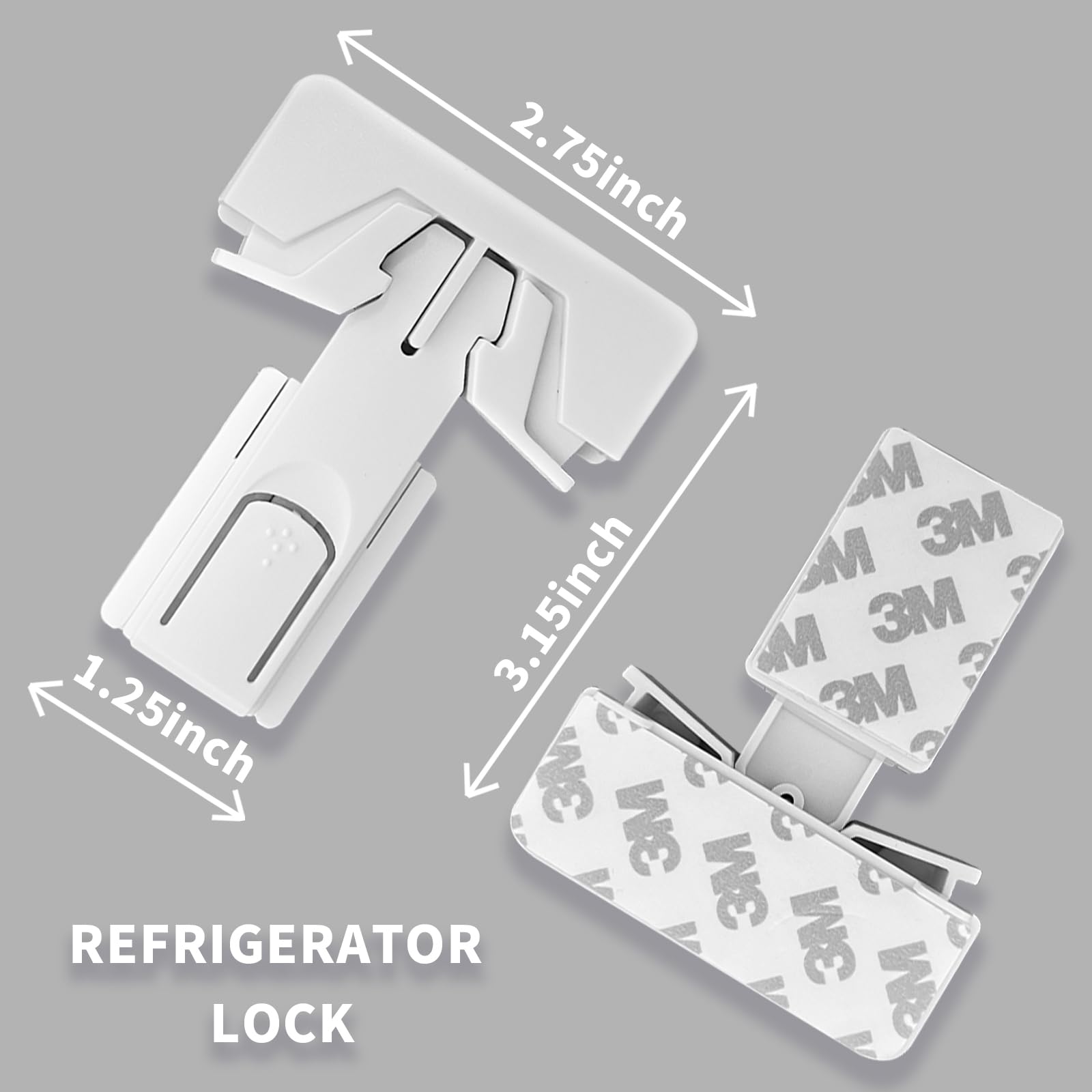 GXXFXT fridge lock release button provides easy one-touch access.