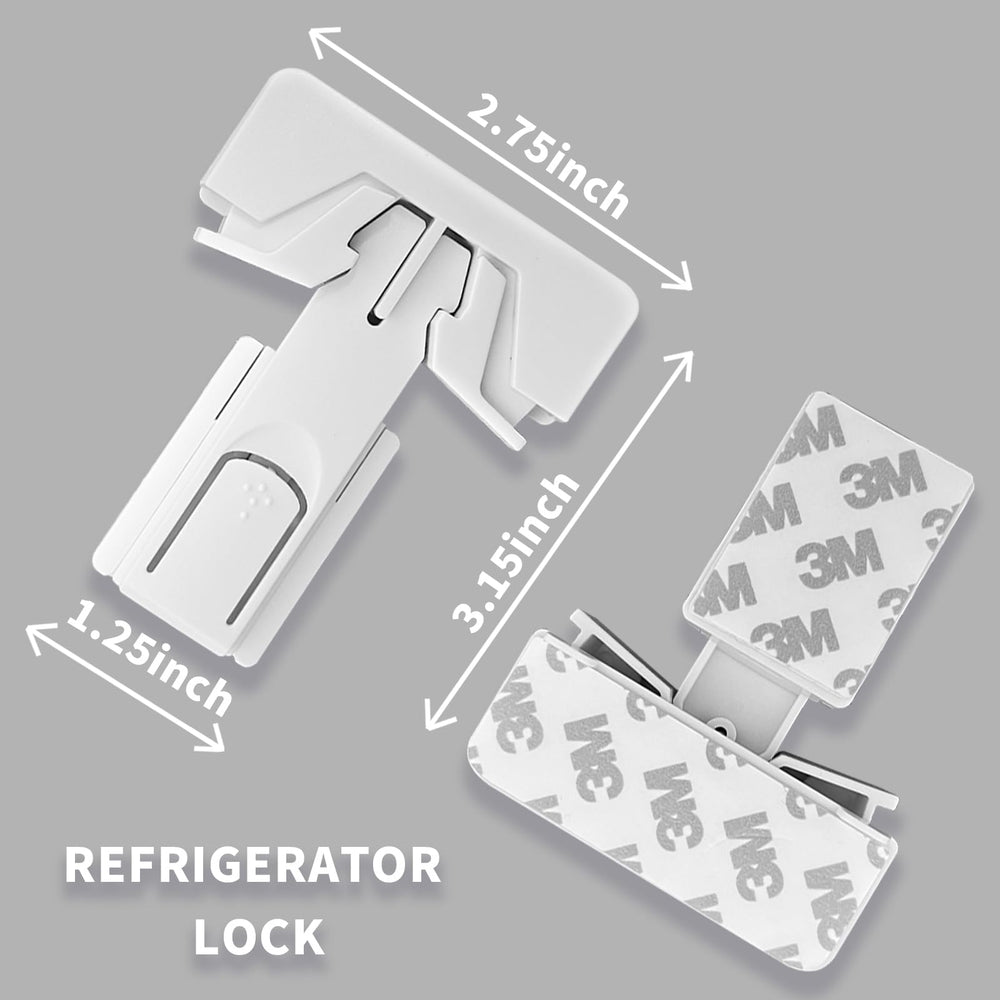 GXXFXT fridge lock release button provides easy one-touch access.
