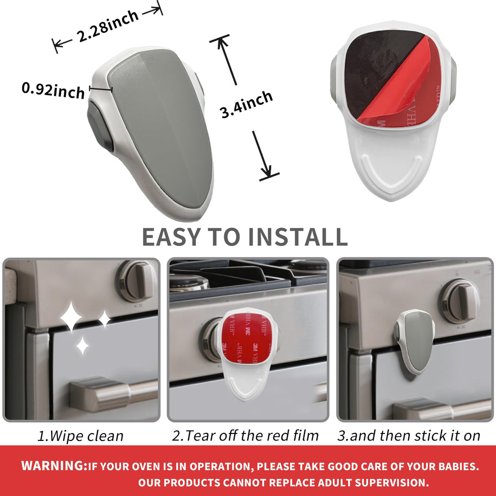 GXXFXT pc material oven lock highlights durable construction that withstands high oven temps.