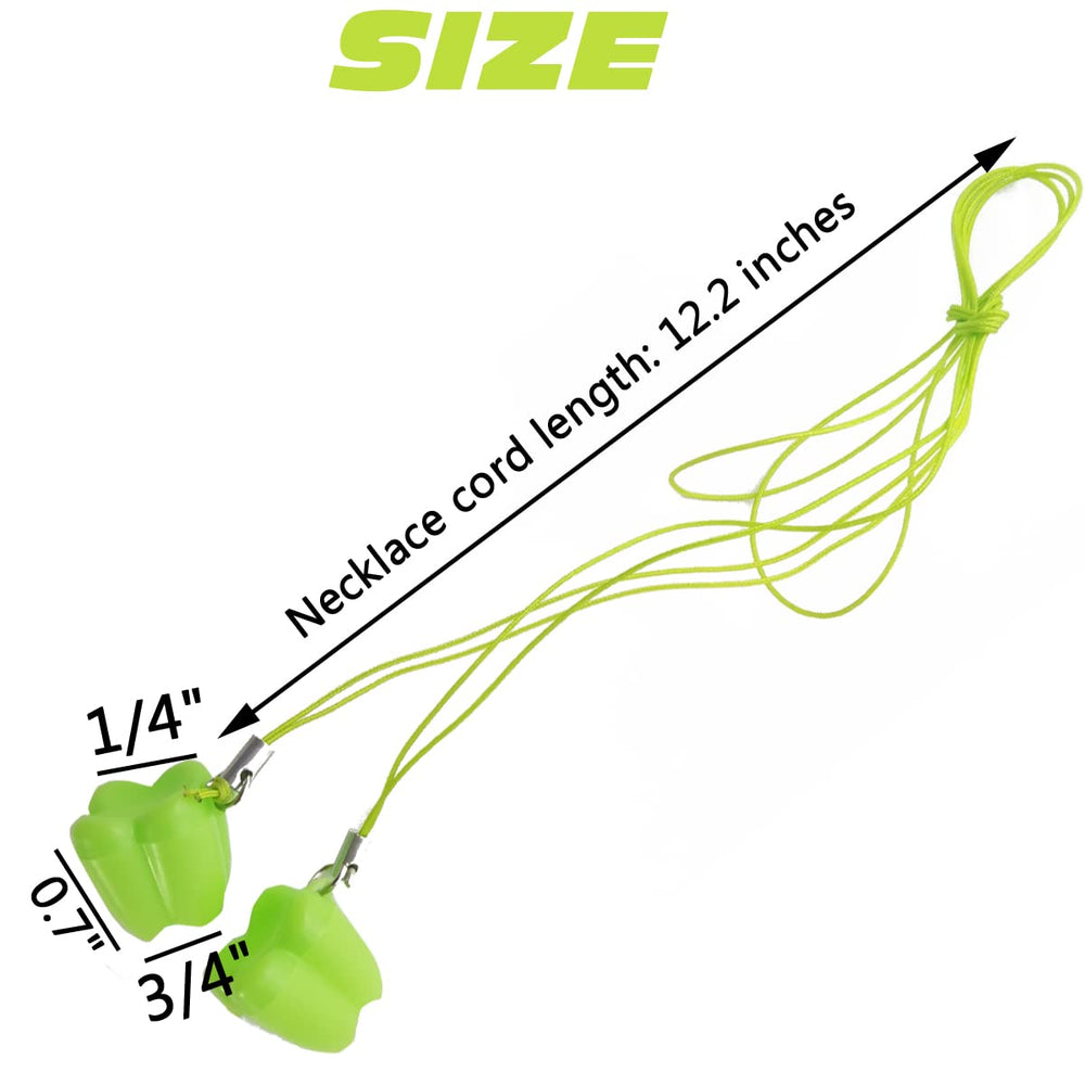 GXXMEI tooth saver necklace closeup material highlights durable non-toxic plastic.