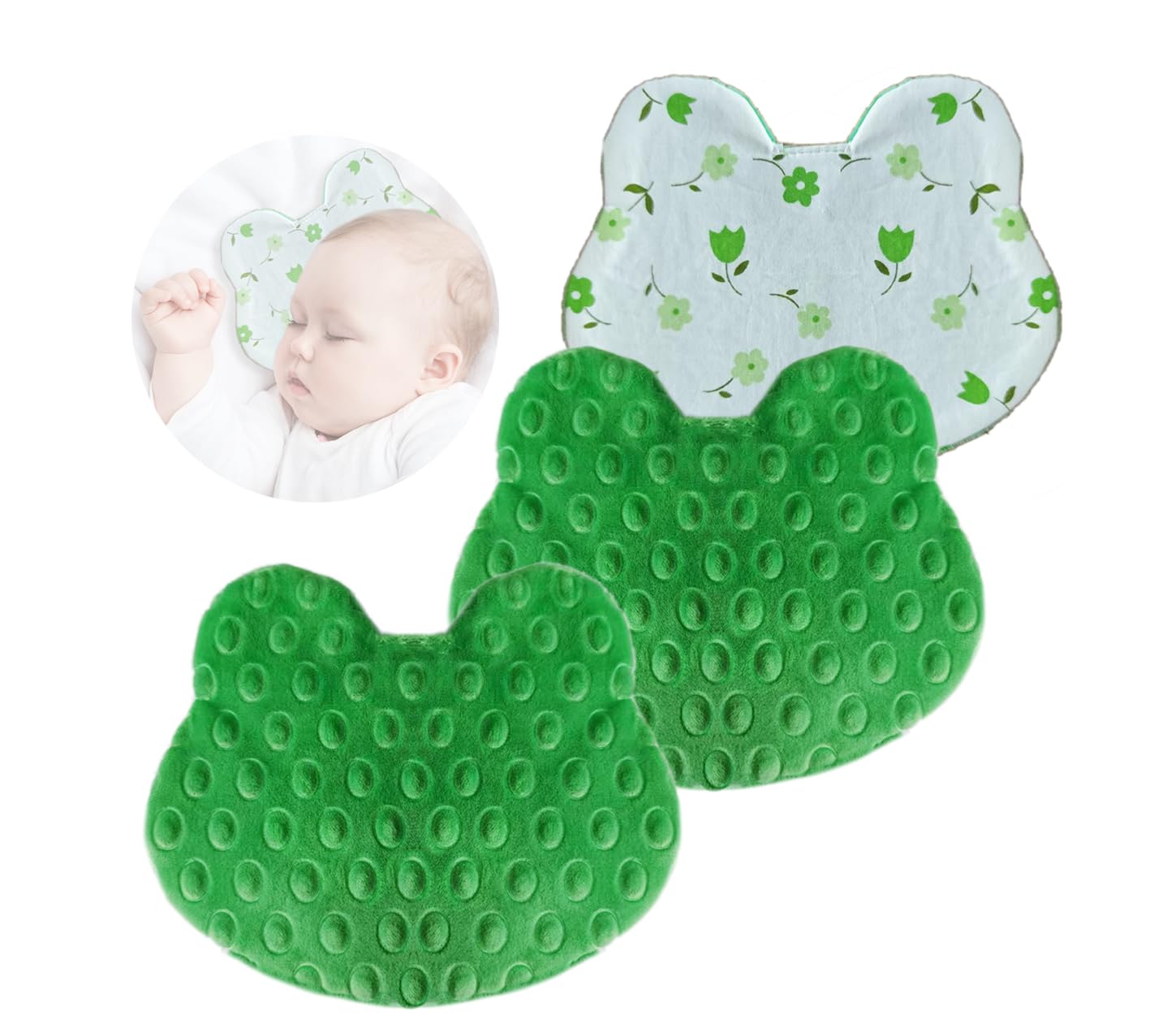 GZFQJJ scent bonding NICU 3-pack package in green, ready for caregiver bonding.