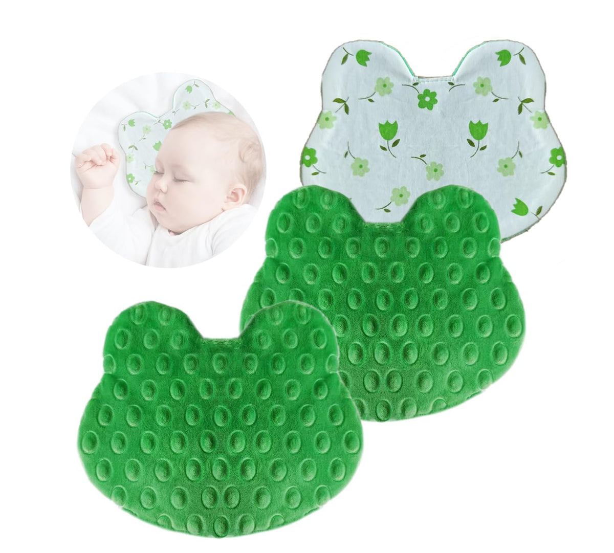 GZFQJJ scent bonding NICU 3-pack package in green, ready for caregiver bonding.