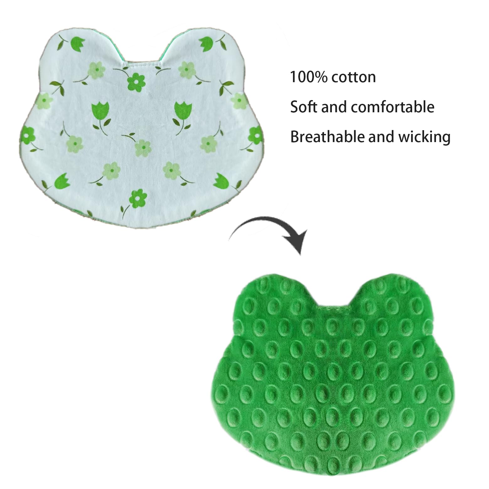 GZFQJJ scent bonding pad closeup, showcasing soft material and texture.