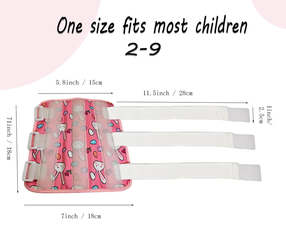 GZFQJJ thumb-sucking deterrent guard shows adjustable straps for easy on/off during busy mornings.