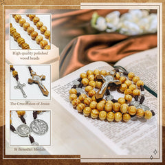 GZJINYUAN Pocket prayer bead rosary, portable companion for on-the-go devotion.