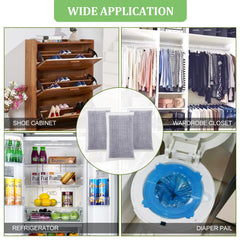 GZJoSum 8-pack odor filter refill shown for convenient replacement