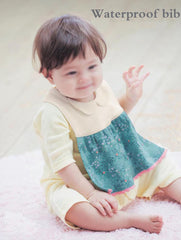 GZMM baby bib princess type adjustable snaps demonstrate grow-with-you fit