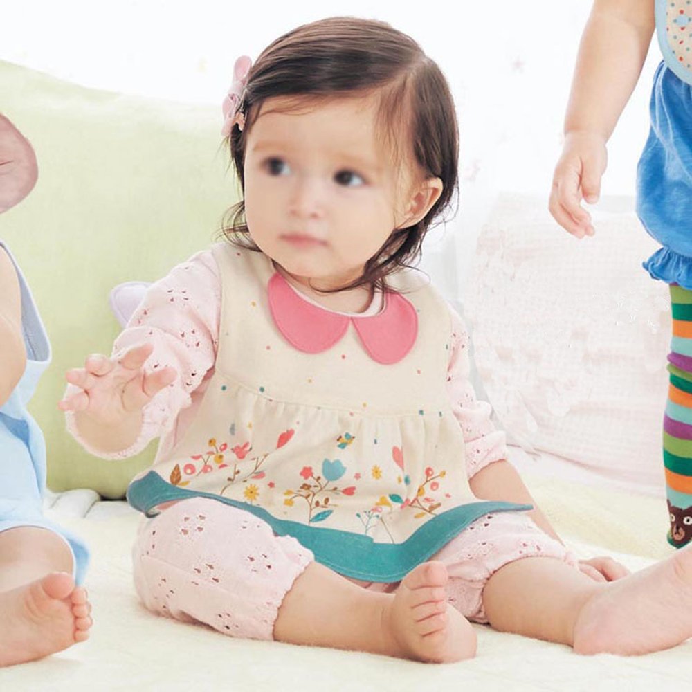 GZMM baby bib princess type back waterproof fabric protecting outfits from spills