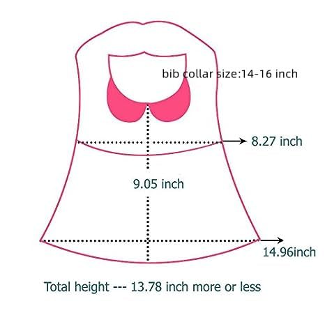 GZMM baby bib princess type care guide showing machine wash and tumble dry