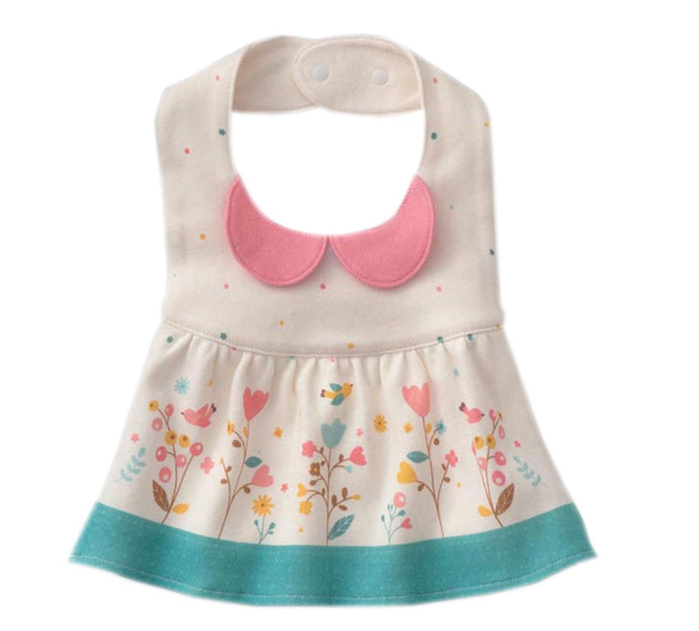 GZMM baby bib princess type stays in place during meals for caregivers