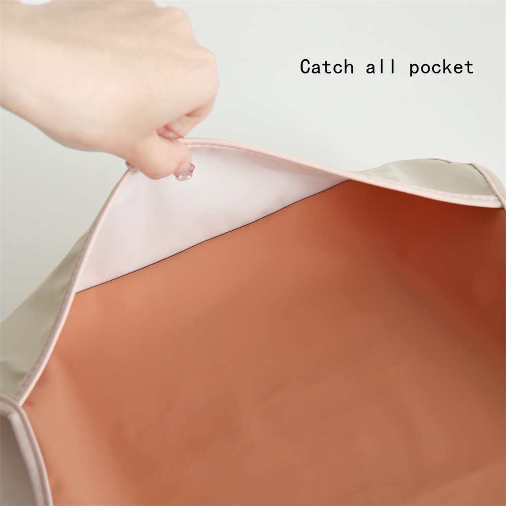 GZMM washable baby bib compatible with 30-degree machine wash.