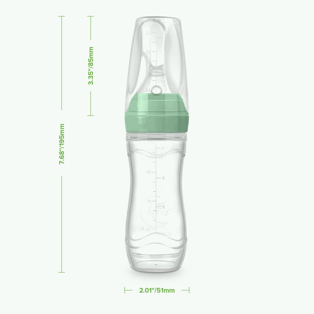 Haakaa 4m-plus babies enjoy purees with a 4oz capacity