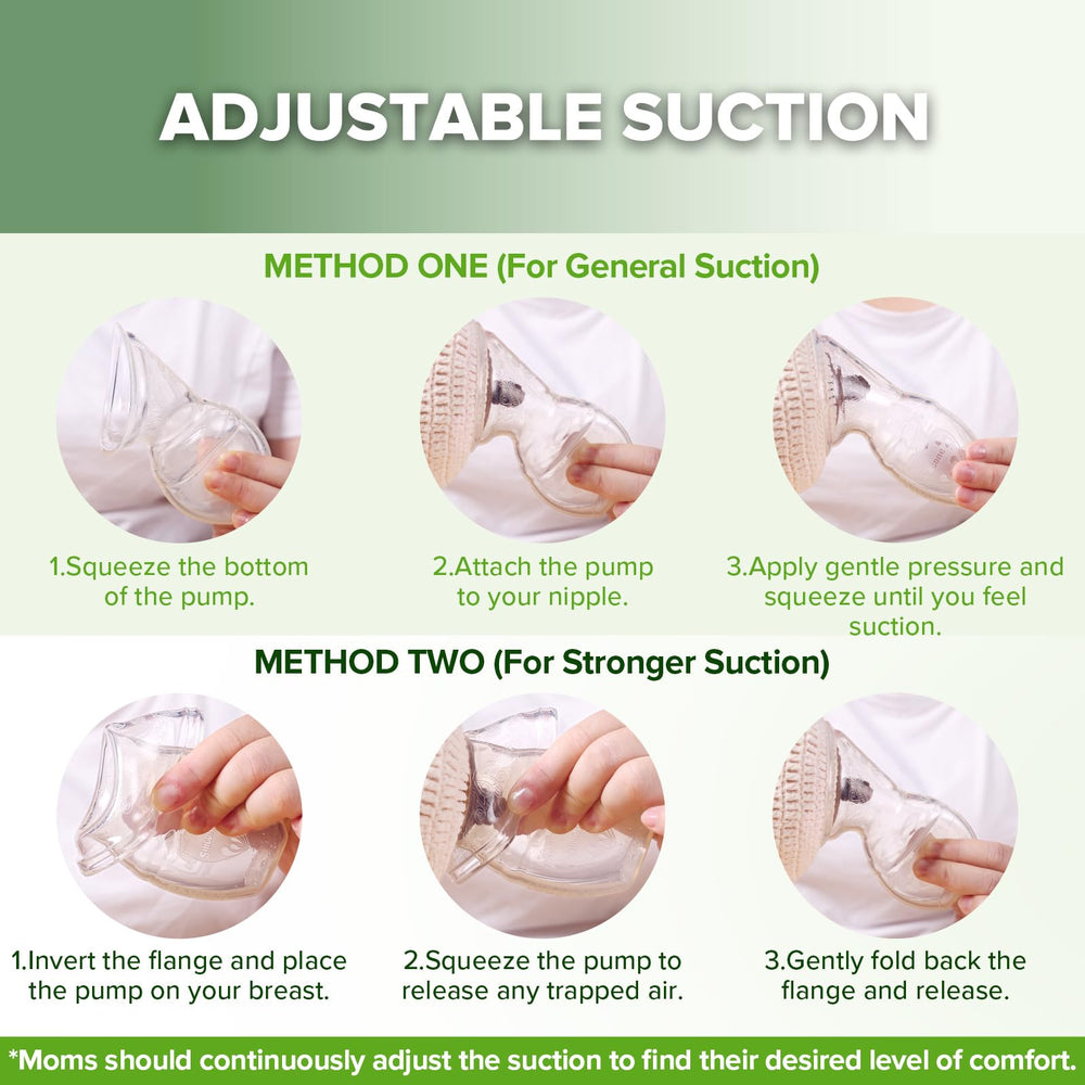 haakaa adjustable suction control demonstrates customizable comfort during expression
