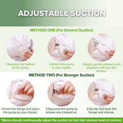 haakaa adjustable suction control demonstrates customizable comfort during expression