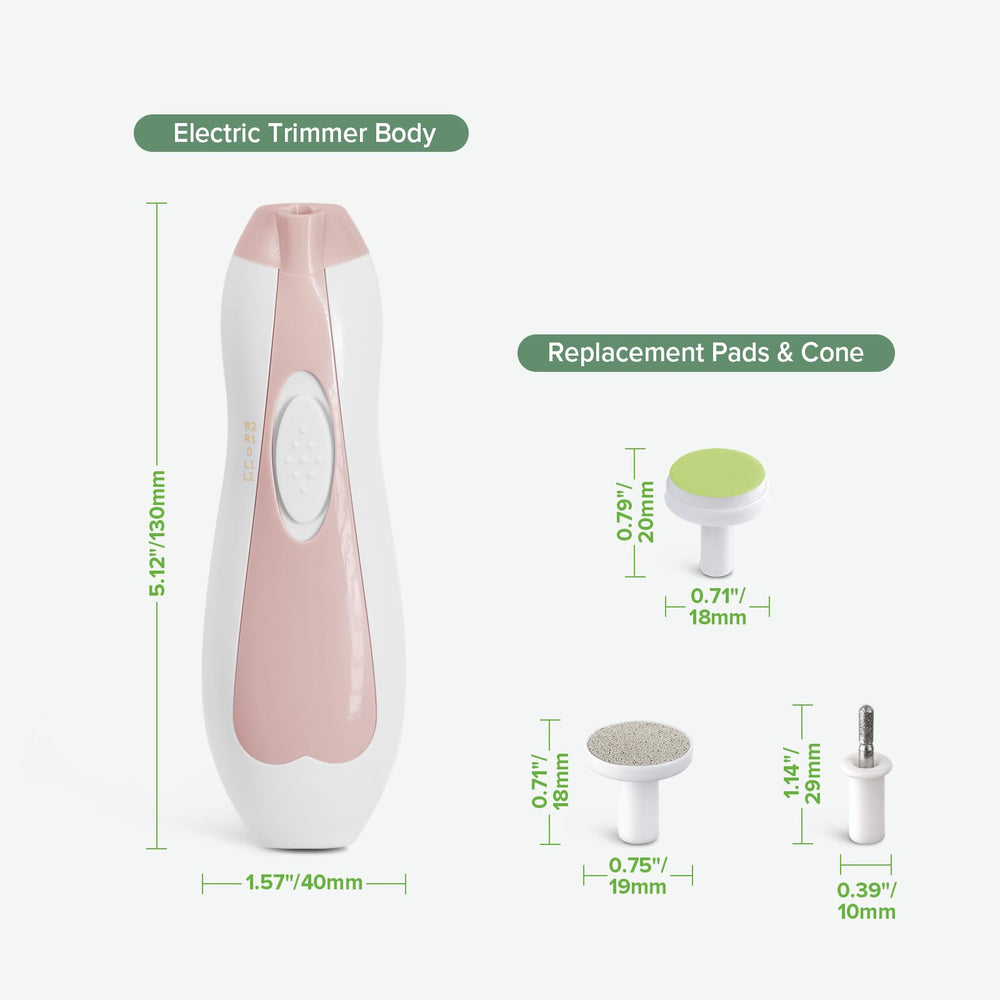 haakaa all-in-one family nail care kit covers newborns to adults.