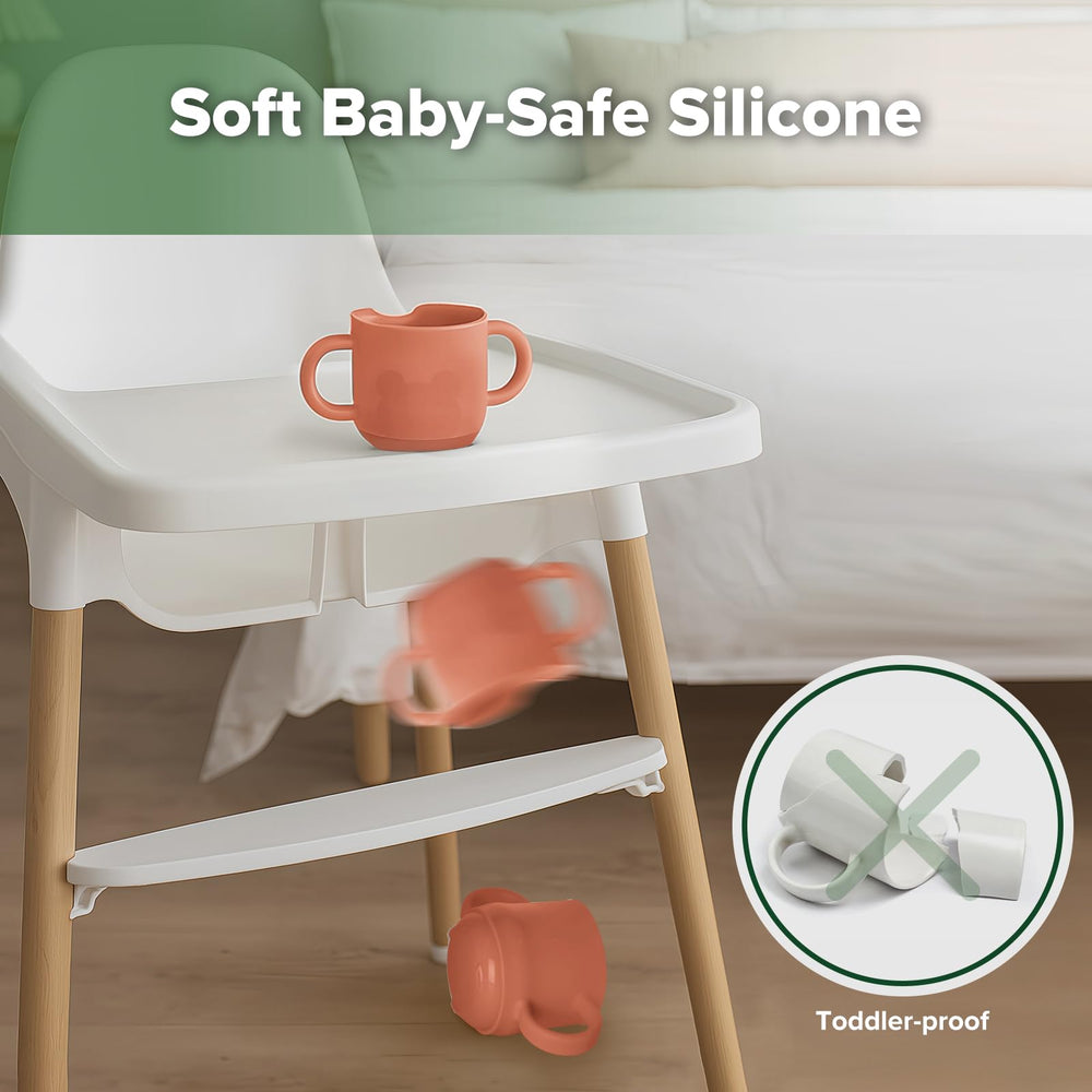 haakaa drop-proof design cushions drops and bites during busy playtimes