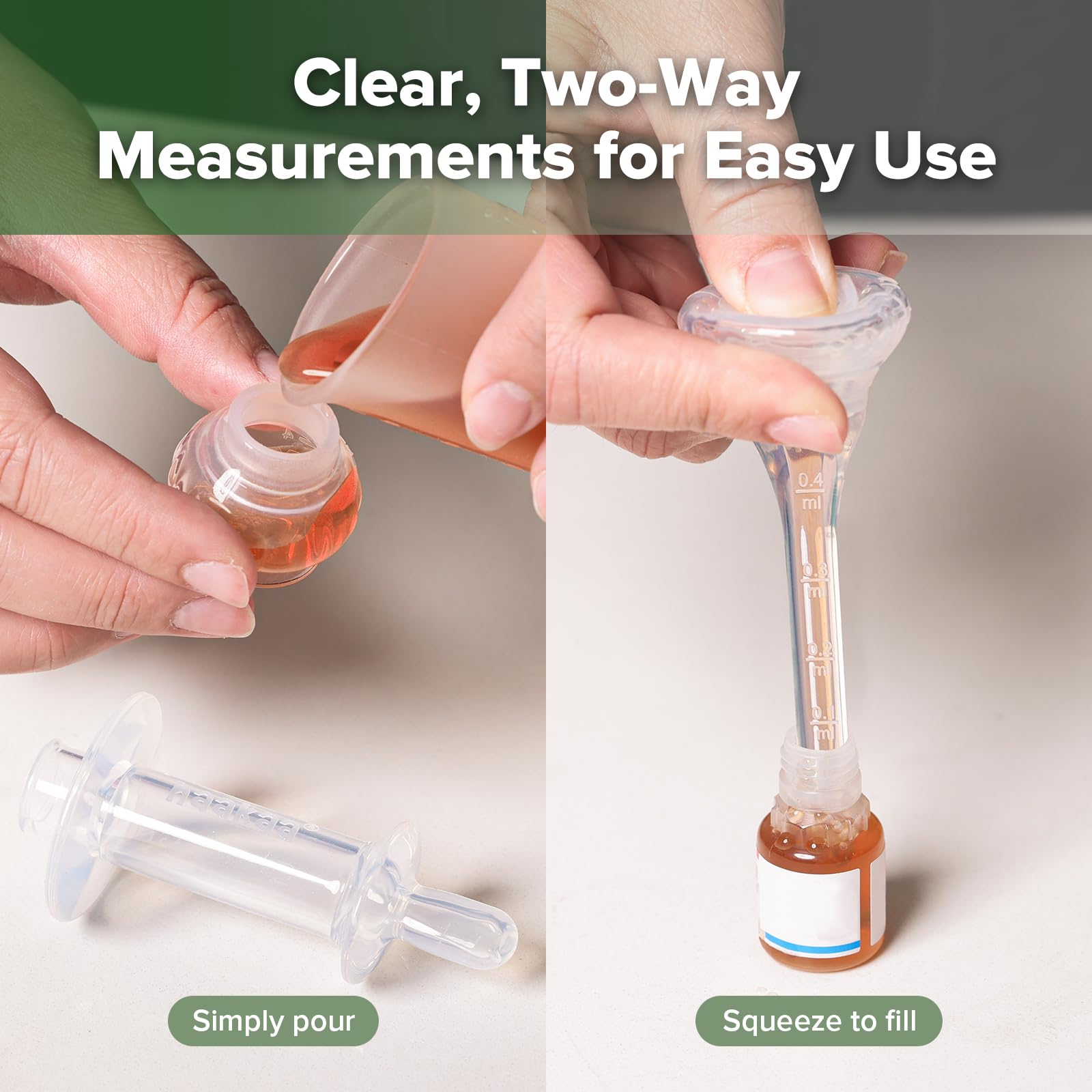 haakaa Baby Medicine Dispenser Set storage box keeps components neatly organized.