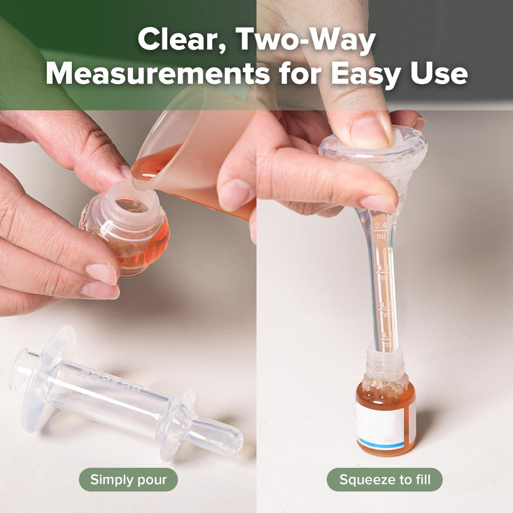 haakaa Baby Medicine Dispenser Set storage box keeps components neatly organized.