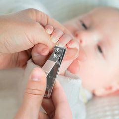 haakaa baby nail clippers storage case closeup for organized on-the-go grooming.