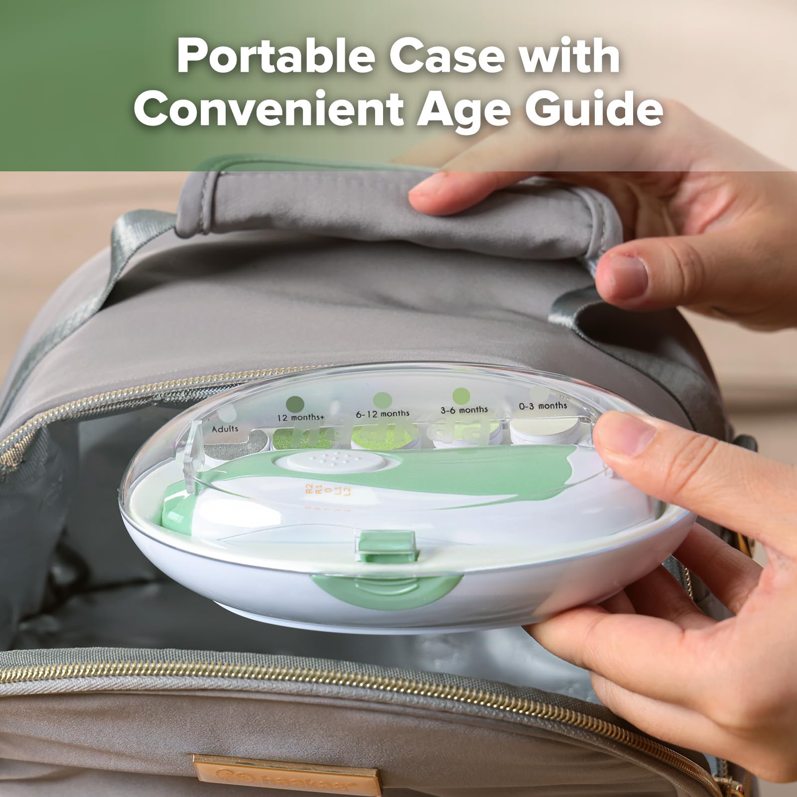 haakaa portable travel kit for on-the-go nail care