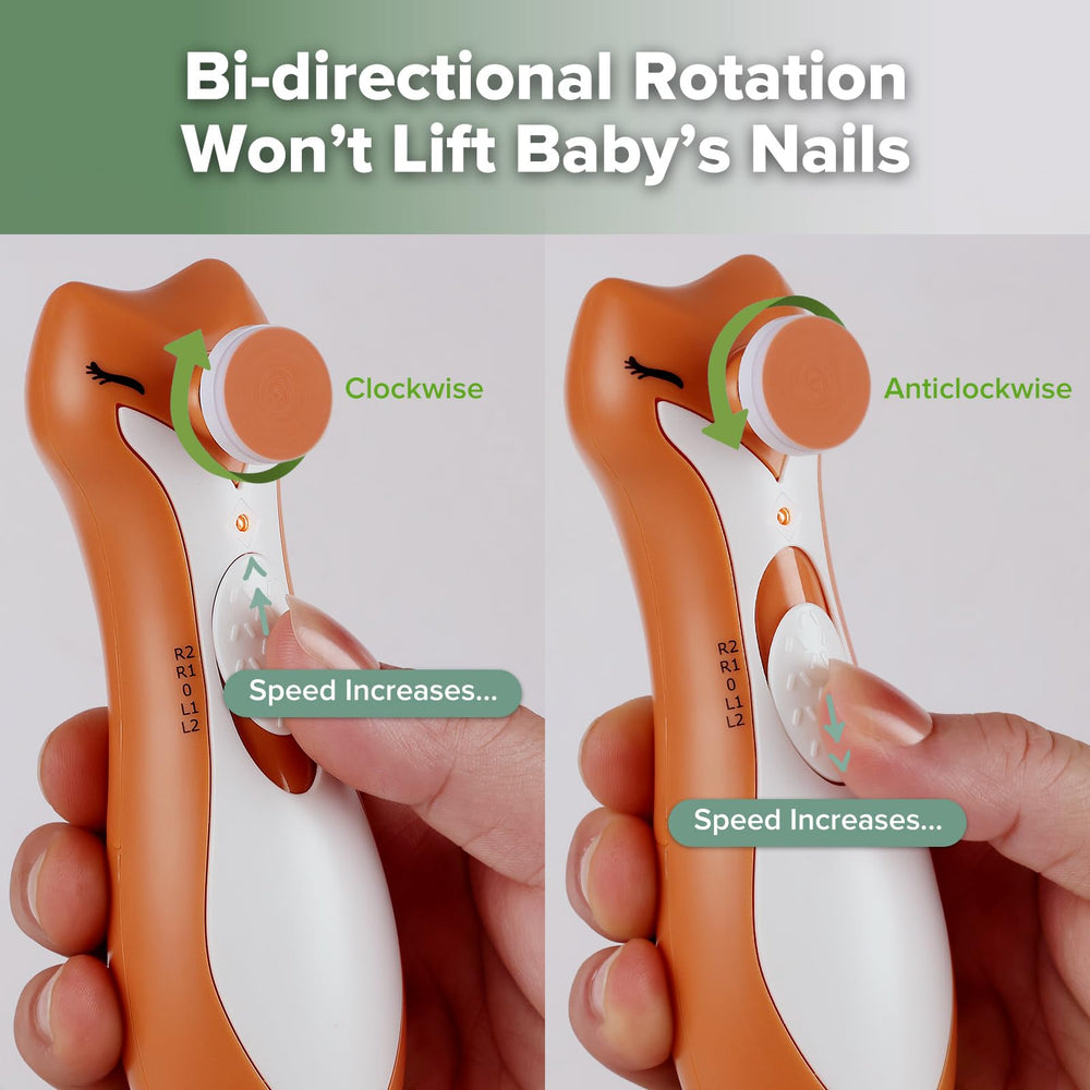 haakaa baby nail trimmer ergonomic grip enables comfortable one-handed use.