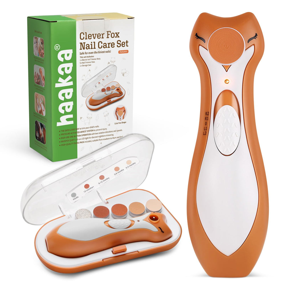 haakaa baby nail trimmer in use delivers gentle, precise trimming for tiny nails.