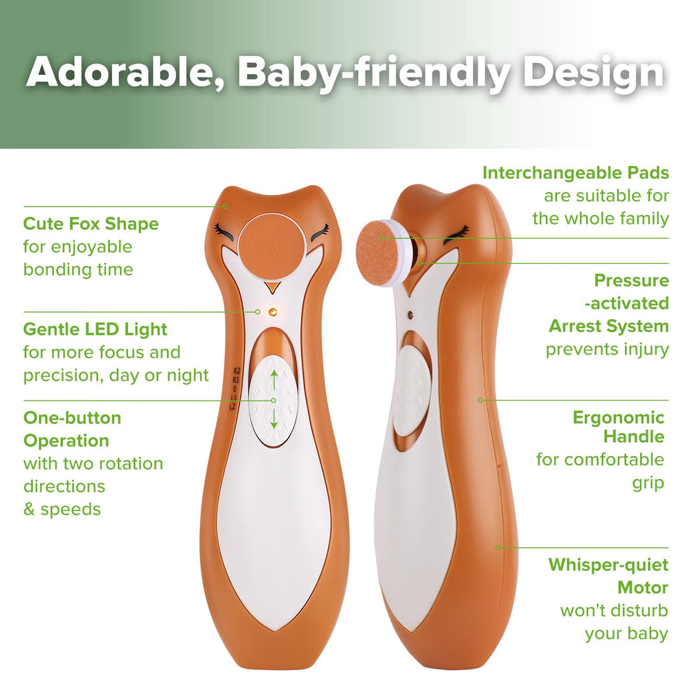 haakaa baby nail trimmer interchangeable heads expand smoothing options.