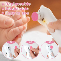haakaa baby nail trimmer pads closeup sandpaper